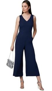 KARL LAGERFELD PARIS Blue 
Wide Leg Jumpsuit size 8