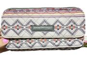 NWT Simply Southern Crossbody Wristlet Wallet 2 Zipper Closure Aztec Print