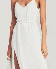 Brand new with tags Retrofete Rebecca Dress Size M in Moonglow White