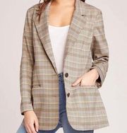 Plaid Boyfriend Blazer