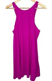 Lucy love Sleeveless FUSCIA Charlie Dress Shift Tank Size Medium ~