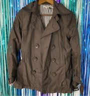 Brown Zara Basics Coat