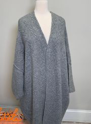 Womans Gray Knit Cardigan Size XL