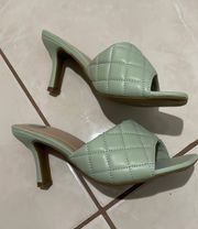 Green Mint Heels