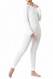 NWT Fruit of the Loom Thermal set plus size xxl 20 white Long‎ Waffle Crew Neck