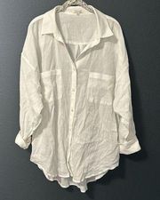 Z Supply oversized button down blouse