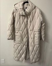 Kenneth Cole Quilted puffer stadium jacket