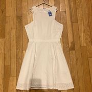 Jack White High NeckTextured Dress