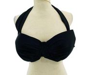 Smart & Sexy Convertible Bandeau Bikini Top Black Womens 46DD