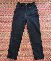 VINTAGE GLORIA VANDERBILT BLACK HIGH RISE STRETCH JEANS