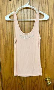 Pink Bling Tank Top US M