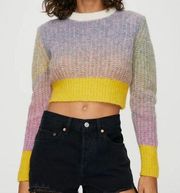 ARITZIA Wilfred Free Cropped Crewneck Sweater Sz Small