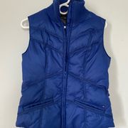 Tommy Hilfiger women’s small blue puffer vest