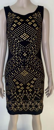 Gold Studded Dress