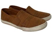 Lauren Ralph Lauren Jinny Woven Slip On Sneaker Tan 6