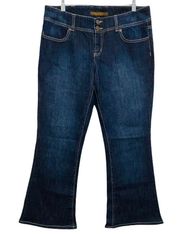 Flared Leg Stretch Denim Jeans