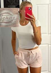 Dickies Y2K Light Pink Sweat Shorts