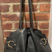 Black Leather Hobo bag