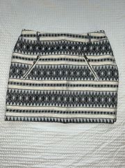 Pattern Mini Skirt 