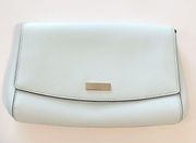 Kate Spade Tiffany Blue Classic Croquette Clutch Bag Purse