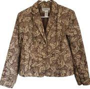 16p petite tapestry blazer jacket
