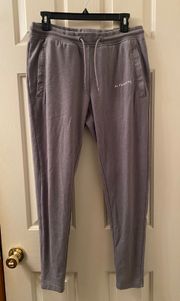 Grey Joggers Sweatpants Size Medium