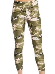 The Upside X Soulcycle Pink Green Camo Leggings LARGE US 10