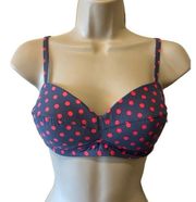 NWT DKNY Let’s Hear It For The Dots Bralette Swim Top XS