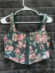 Floral Corset Top