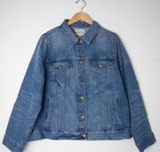 NEW Madewell The Jean Jacket in Pinter Wash, 3X