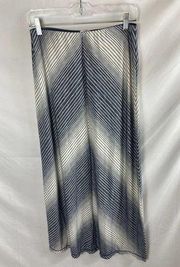 Max Studio Chevron Stripe Maxi Skirt Size Medium