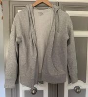 Brandy Melville Gray Zip Up