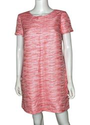 CeCe by Cynthia Steffe Women's Pink Desert Rose Katye Jacquard Shift Dress sz 8