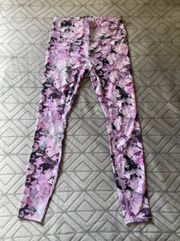 Lavender Botanical Print Leggings