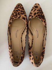 Time and Tru Leopard Print Flats