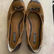 American Living Shoes Womens 8M Brown Ballet Sharilyn Fair Boho Casual Preppy