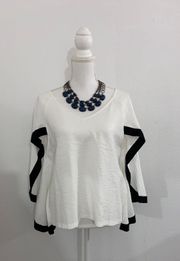 Marc New York white Cape blouse