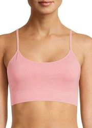 Brand New NWT No Boundaries Rose Pink Seamless Convertible Cami Bra Size Sm