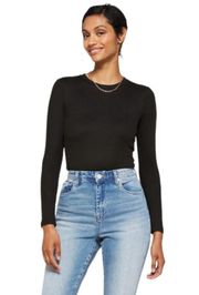 AllSaints Ribbed Bodysuit with Open Back