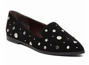 BCBGeneration Nikolaev’s ornamentation pointed toe flats studded shoes shoes 10