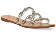 International Concepts Voma Shell Strappy Slide Sandals Size 8.5 Women