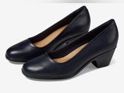 Clarks Collection Emily2 Ruby 6 1/2 Navy Blue