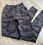 Surface Power Leggings Black Camo