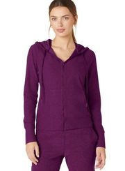 Beyond Yoga Spacedye Everyday Hoodie in Aubergine Beet