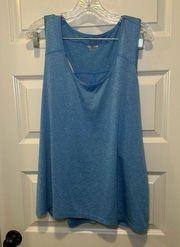 Bcg Active Blue Scoop Neck Sleeveless Tank size 2X