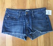 Rugged Blue Denim Jean Short Shorts Size 5