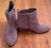 Tan Heeled Booties