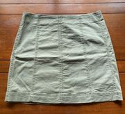 Army Green Mini Skirt