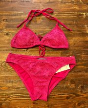 XS  Pink Bikini Set