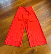 High Waisted Cropped Pants